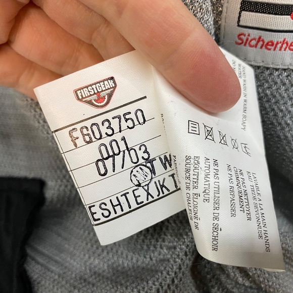 First Gear Motorcycle Jacket Women M Mesh Vented Mesh Black Shoulder Elbow Pads - Picture 13 of 14